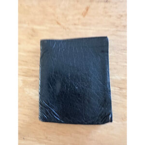 Vintage Norfolk Black Calfskin Leather Vertical Bifold Wallet Made in Canada